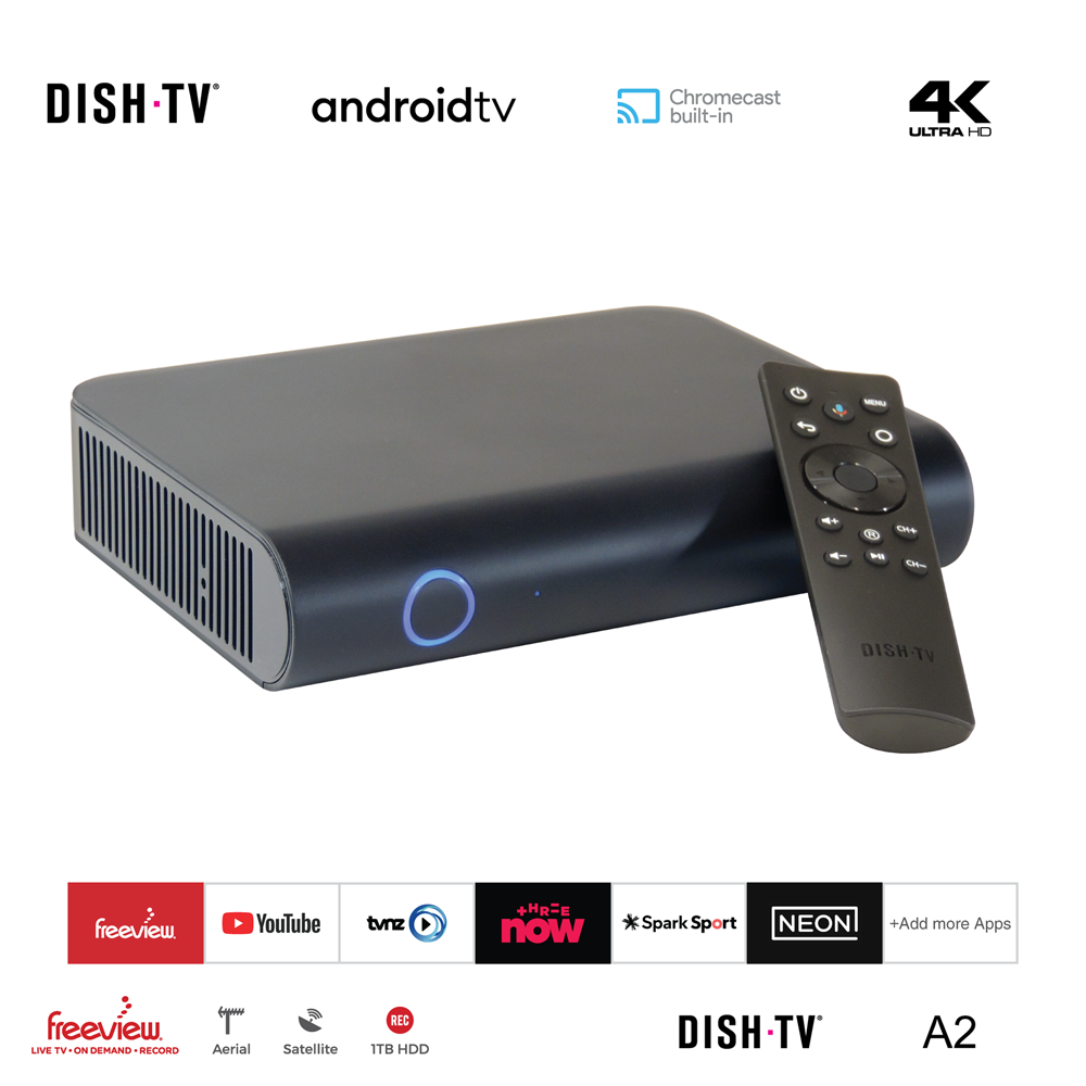 DishTV A2 - Android TV Freeview Recorder