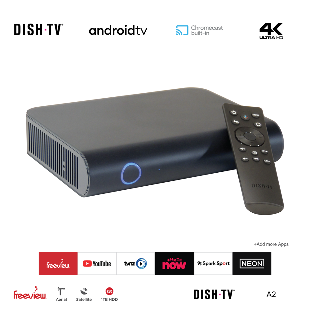 DishTV A2 - Android TV Freeview Recorder