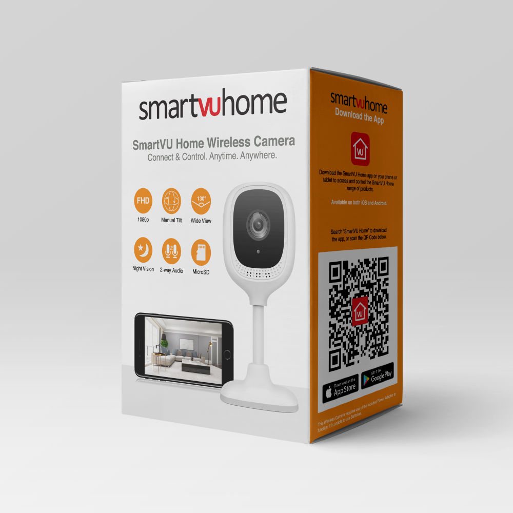 SmartVU Home™ Indoor Wi-Fi Smart Camera