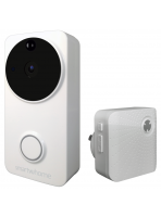 SmartVU Home™ Smart Camera Doorbell (White)