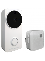 SmartVU Home™ Smart Camera Doorbell (White)