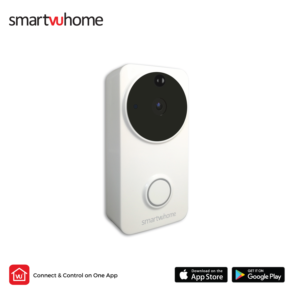 Smartvu home ™ smart camera Doorbell (branco)