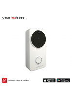 SmartVU Home™ Smart Camera Doorbell (White)