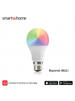 SmartVU Home™ Smart Bulb - 9w RGB Colour & Cool - Warm White (Wifi-B22)