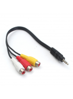 AV Adapter Cable for the SAT1 - 3.5mm Male to RCA Female