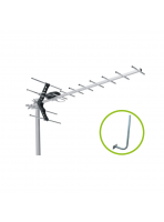 Freeview High Gain UHF Antenna - Aerial, with Mount and 10m Cable